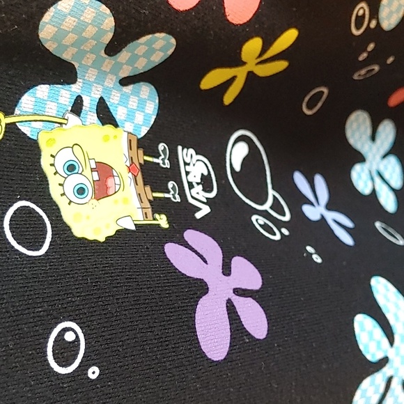 🌻Vans/Sponge Bob  Women's Floral Neon Sweatshirt Size XS - Picture 2 of 9